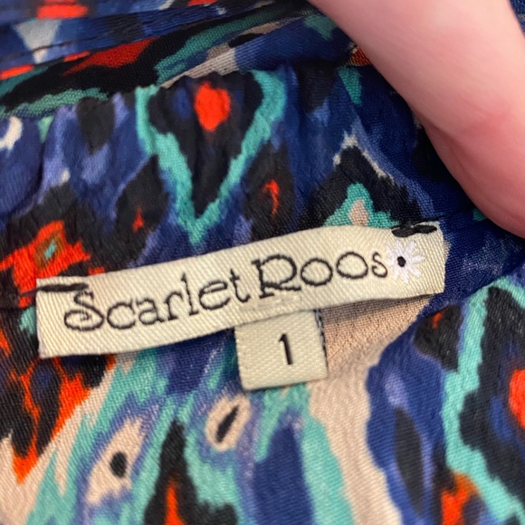 Scarlett Roos printed maxi dress summer size 1 - Picture 6 of 9